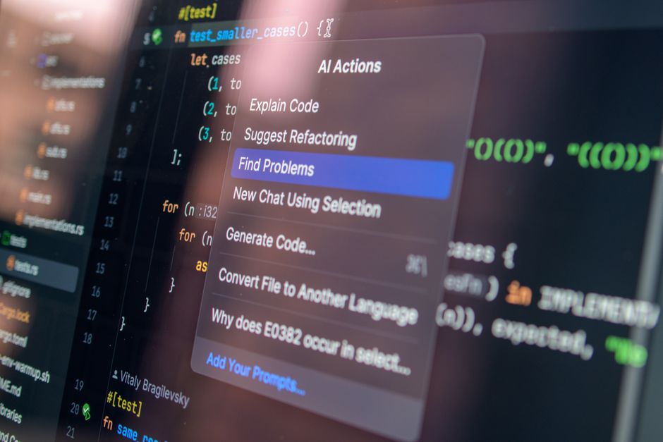 Panel AI-assisted coding – przykład narzędzia AI w działaniu przy tworzeniu stron WordPress